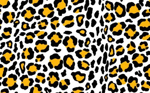 Abstract modern leopard seamless pattern. Animals trendy background. White and Illustrazione stock
