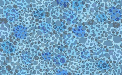 Abstract modern leopard seamless pattern. Animals trendy background. Blue Stockillustratie