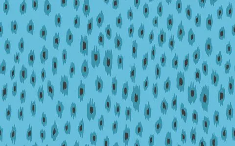 Abstract modern leopard seamless pattern. Animals trendy background. Blue Stockillustratie