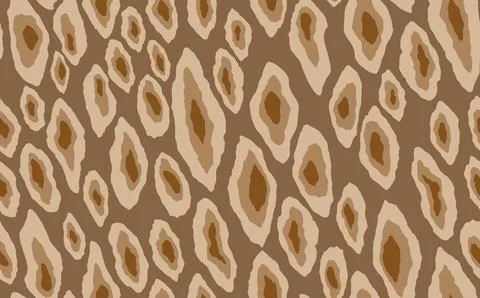 Abstract modern leopard seamless pattern. Animals trendy background. Brown Stock Illustration