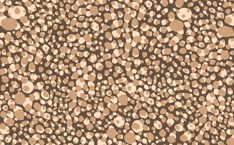 Abstract modern leopard seamless pattern. Animals trendy background. Beige Illustrazione stock