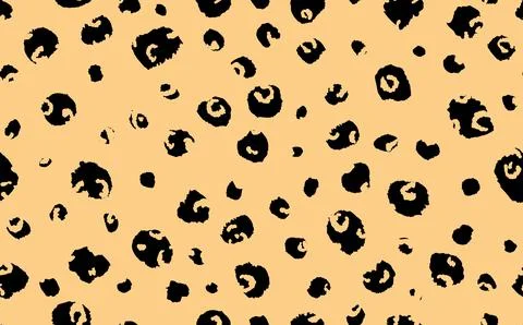 Abstract modern leopard seamless pattern. Animals trendy background. Beige and Illustrazione stock