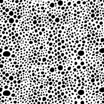 Abstract modern leopard seamless pattern. Animals trendy background. Black and Stock Illustration