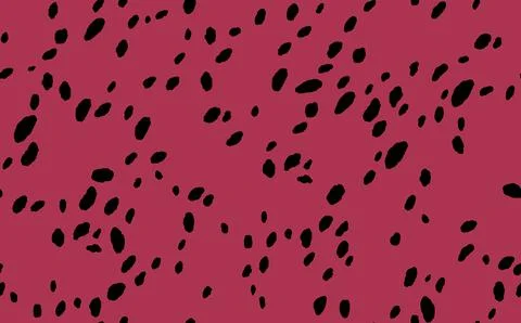 Abstract modern leopard seamless pattern. Animals trendy background. Red and Stock Illustration