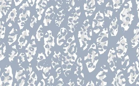 Abstract modern leopard seamless pattern. Animals trendy background. Grey Stockillustratie