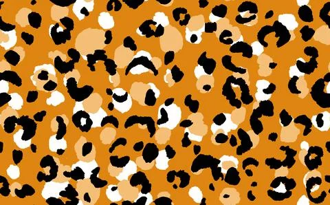 Abstract modern leopard seamless pattern. Animals trendy background. Brown and Stockillustratie