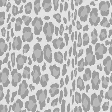 Abstract modern leopard seamless pattern. Animals trendy background. Grey Stock Illustration