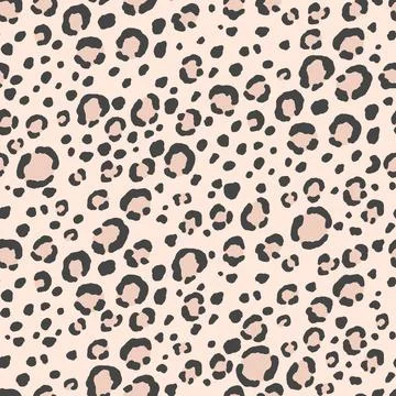 Abstract modern leopard seamless pattern. Animals trendy background. Beige and Stockillustratie