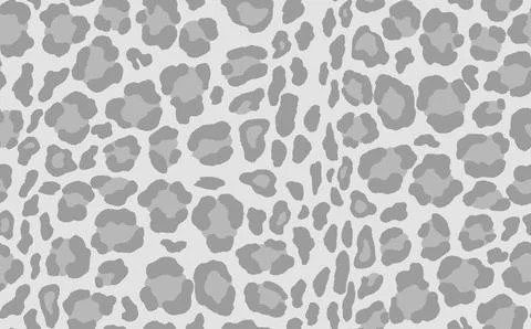 Abstract modern leopard seamless pattern. Animals trendy background. Grey Stock Illustration
