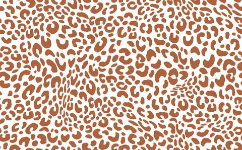 Abstract modern leopard seamless pattern. Animals trendy background. White and Illustrazione stock