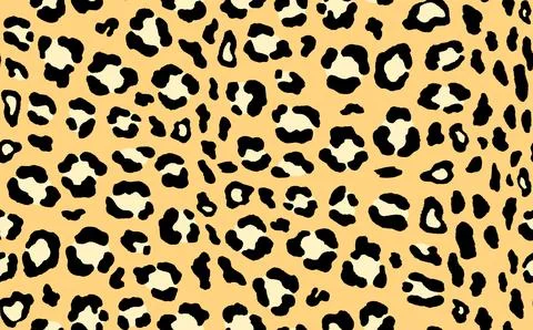 Abstract modern leopard seamless pattern. Animals trendy background. Yellow and Illustrazione stock