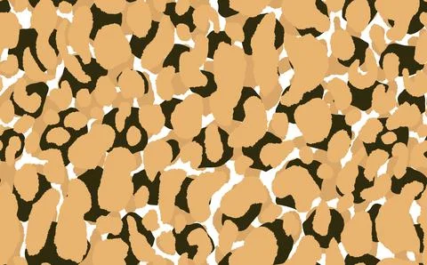 Abstract modern leopard seamless pattern. Animals trendy background. Beige Illustrazione stock