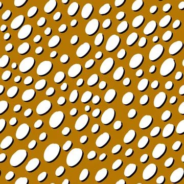 Abstract modern leopard seamless pattern. Animals trendy background. Brown and Stock Illustration