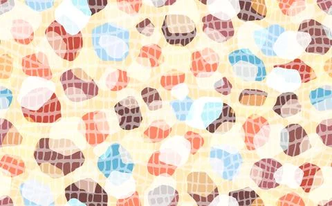Abstract modern leopard seamless pattern. Animals trendy background. Beige and Stock Illustration