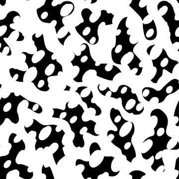 Abstract modern leopard seamless pattern. Animals trendy background. Black and Stock Illustration