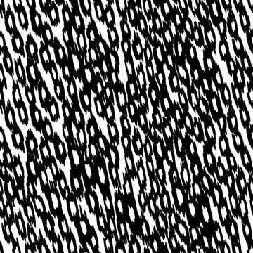 Abstract modern leopard seamless pattern. Animals trendy background. Black and Stock Illustration
