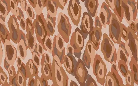 Abstract modern leopard seamless pattern. Animals trendy background. Brown Stock Illustration