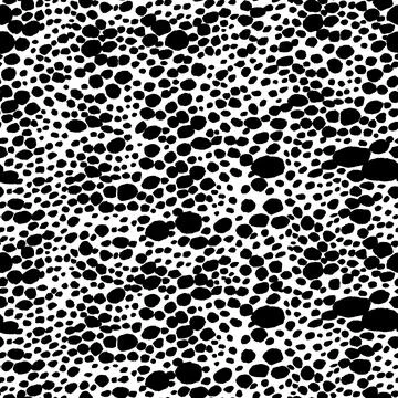 Abstract modern leopard seamless pattern. Animals trendy background. Black and Stock Illustration
