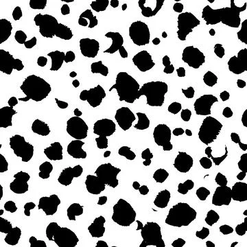 Abstract modern leopard seamless pattern. Animals trendy background. Black and Stock Illustration
