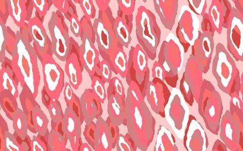 Abstract modern leopard seamless pattern. Animals trendy background. Pink 스톡 일러스트
