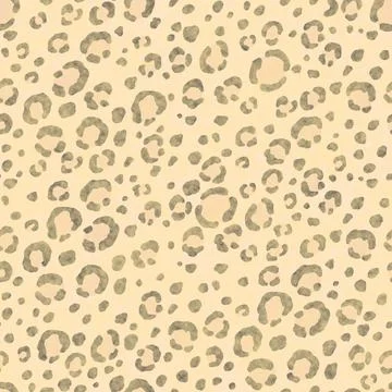 Abstract modern leopard seamless pattern. Animals trendy background. Beige and Stock Illustration