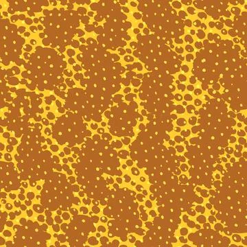 Abstract modern leopard seamless pattern. Animals trendy background. Yellow and Stock Illustration