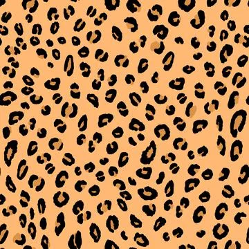 Abstract modern leopard seamless pattern. Animals trendy background. Beige and Illustrazione stock