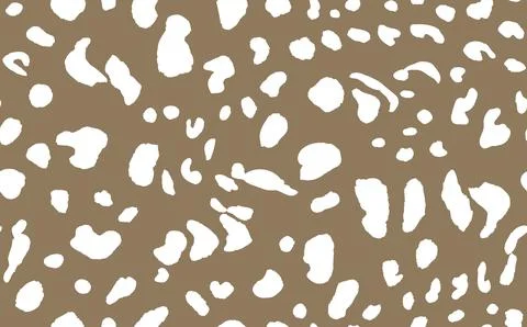 Abstract modern leopard seamless pattern. Animals trendy background. White and Stock Illustration