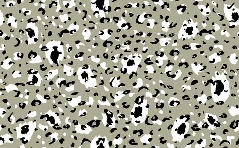 Abstract modern leopard seamless pattern. Animals trendy background. Beige and Illustrazione stock