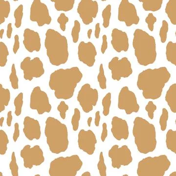 Abstract modern leopard seamless pattern. Animals trendy background. Brown and Stock Illustration