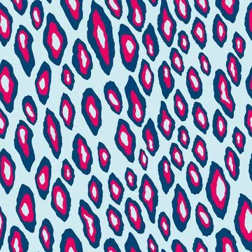 Abstract modern leopard seamless pattern. Animals trendy background. Color Illustrazione stock