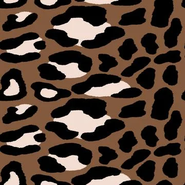 Abstract modern leopard seamless pattern. Animals trendy background. Color Illustrazione stock