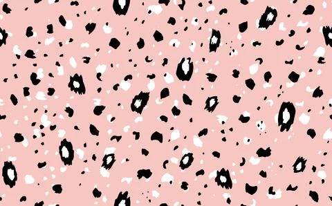 Abstract modern leopard seamless pattern. Animals trendy background. Color Stock Illustration
