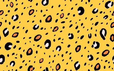 Abstract modern leopard seamless pattern. Animals trendy background. Color Stock Illustration