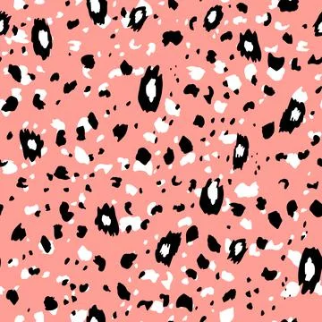 Abstract modern leopard seamless pattern. Animals trendy background. Color Stock Illustration