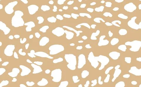 Abstract modern leopard seamless pattern. Animals trendy background. White and イラスト素材