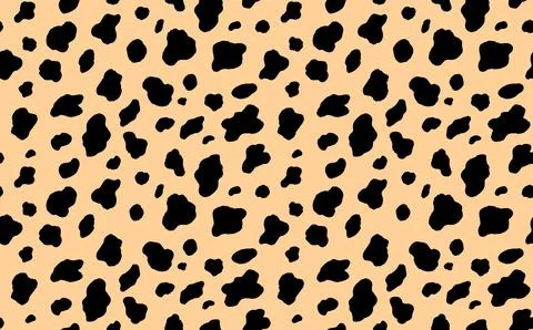 Abstract modern leopard seamless pattern. Animals trendy background. Beige and Stock Illustration