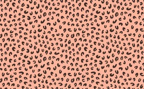 Abstract modern leopard seamless pattern. Animals trendy background. Beige and Stock Illustration