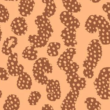 Abstract modern leopard seamless pattern. Animals trendy background. Yellow and イラスト素材