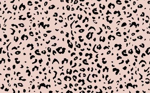 Abstract modern leopard seamless pattern. Animals trendy background. Beige and Illustrazione stock