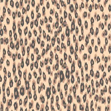 Abstract modern leopard seamless pattern. Animals trendy background. Beige and Stock Illustration