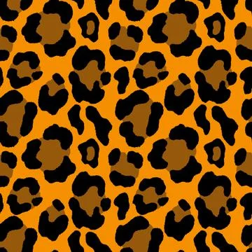 Abstract modern leopard seamless pattern. Animals trendy background. Color イラスト素材