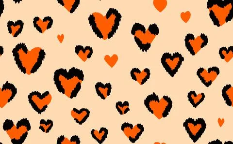 Abstract modern leopard seamless pattern. Animals trendy background. Color 스톡 일러스트