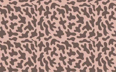 Abstract modern leopard seamless pattern. Animals trendy background. Beige Illustrazione stock