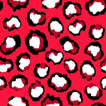 Abstract modern leopard seamless pattern. Animals trendy background. Color Stock Illustration