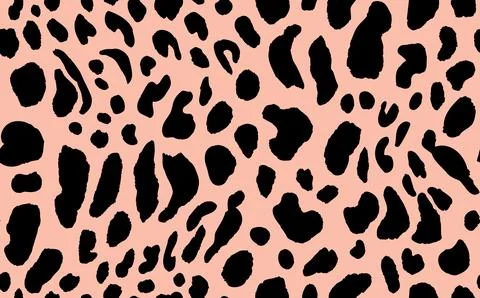 Abstract modern leopard seamless pattern. Animals trendy background. Beige and Illustrazione stock