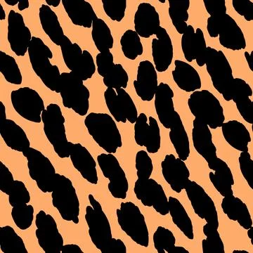 Abstract modern leopard seamless pattern. Animals trendy background. Color Stock Illustration
