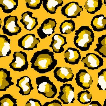 Abstract modern leopard seamless pattern. Animals trendy background. Color Illustrazione stock