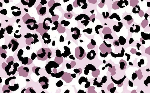 Abstract modern leopard seamless pattern. Animals trendy background. Pink and イラスト素材