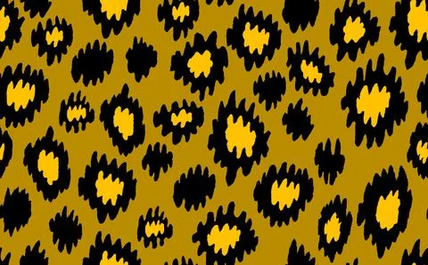 Abstract modern leopard seamless pattern. Animals trendy background. Color 스톡 일러스트